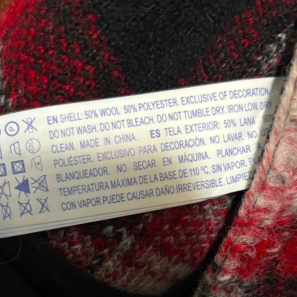 Forever 21 • Plaid wool-blend jacket ◼️🟥◻️ - Picture 4 of 7